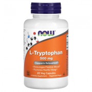 NOW Foods, L-триптофан, 500 мг, 120 веганських капсул